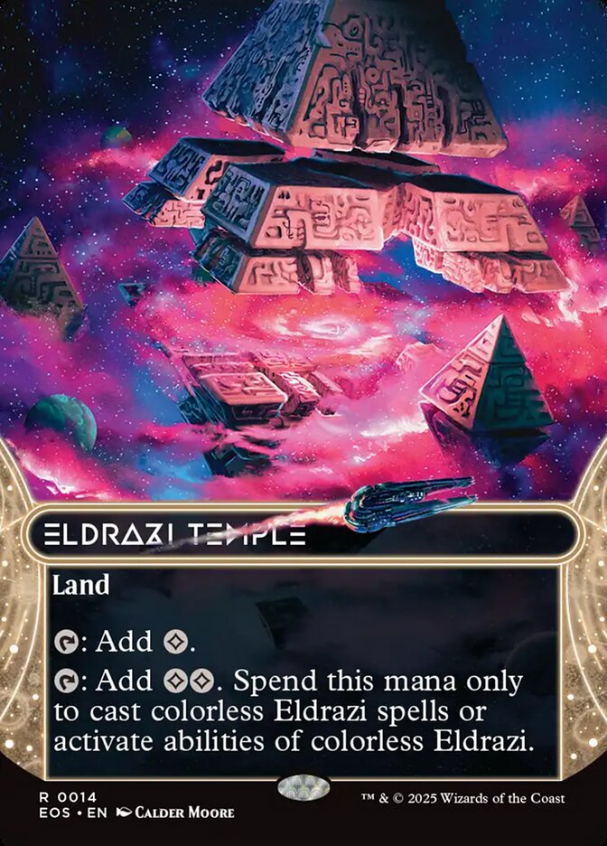 Eldrazi Temple - Borderless - Foil