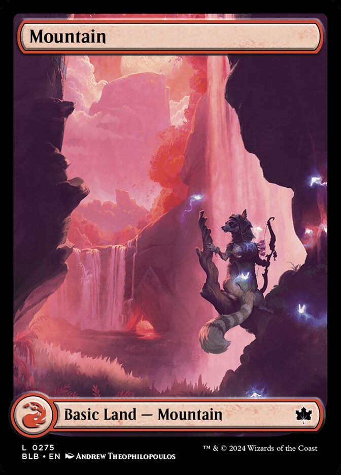 Mountain - Full Art (Summer) - Foil