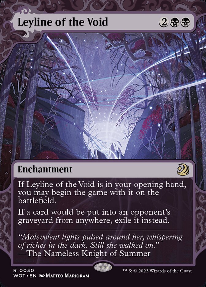 Leyline of the Void - Borderless - Foil