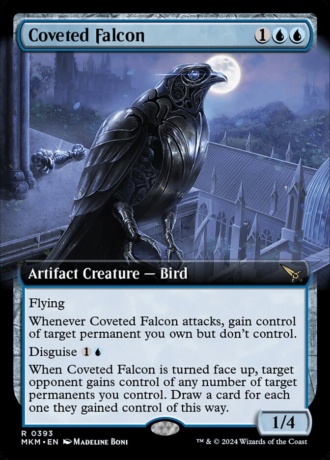 Coveted Falcon - Extended Art - Foil