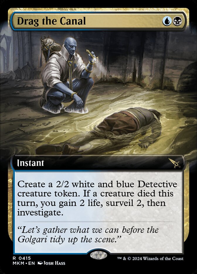 Drag the Canal - Extended Art - Foil