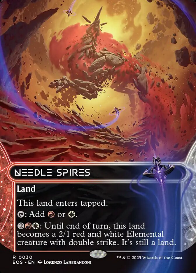 Needle Spires - Borderless - Foil