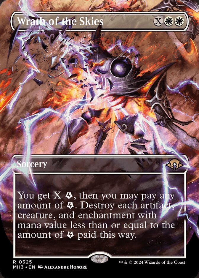 Wrath of the Skies - Borderless - Foil