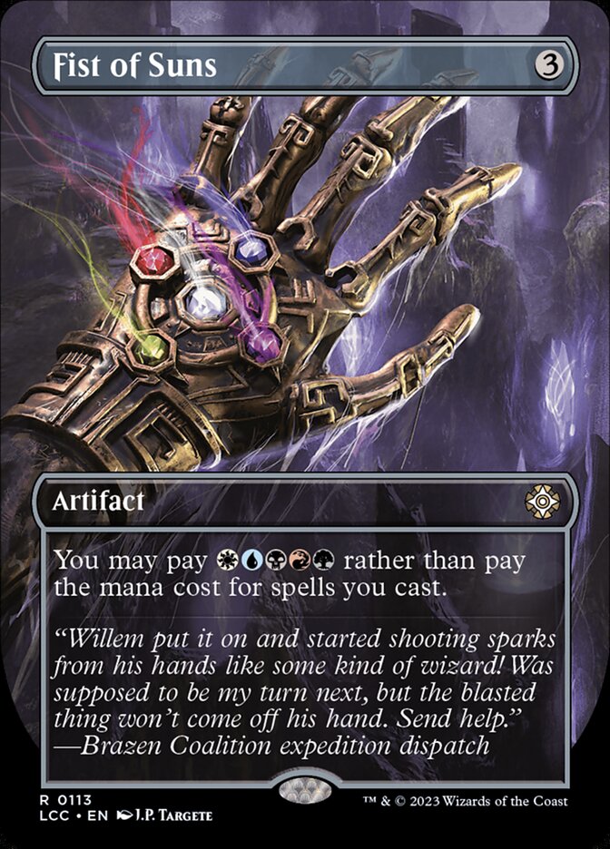 Fist of Suns - Borderless - Foil