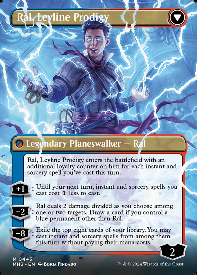 Ral, Monsoon Mage // Ral, Leyline Prodigy - Borderless