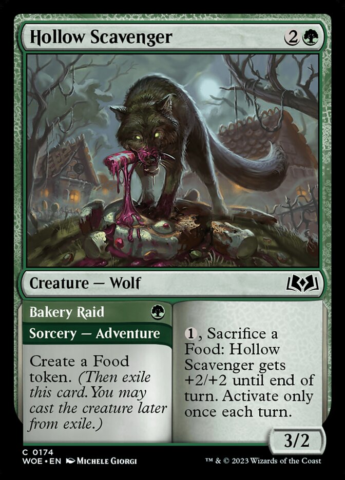 Hollow Scavenger // Bakery Raid - Foil