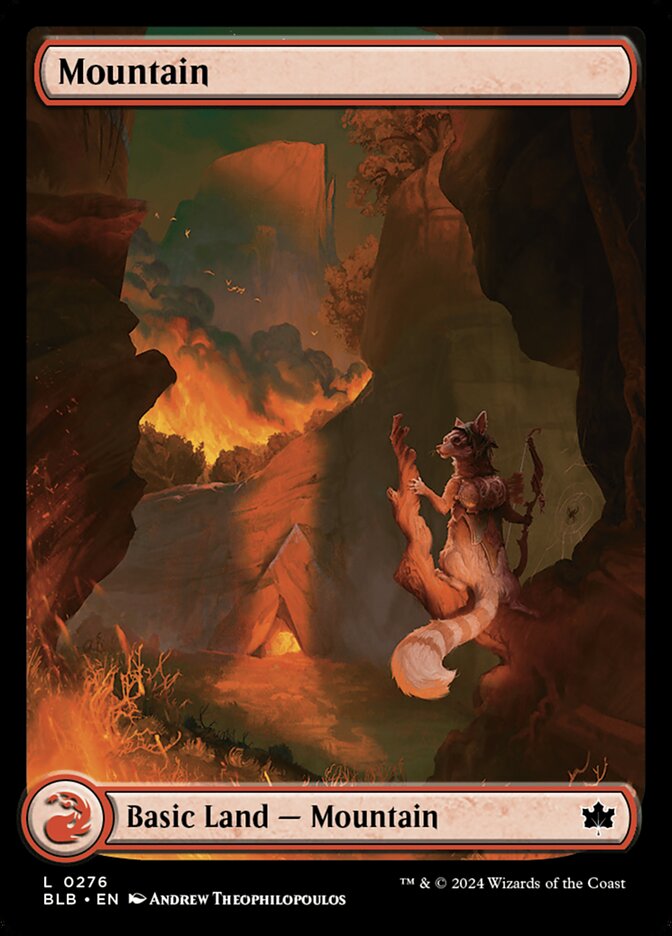 Mountain - Full Art (Autumn) - Foil