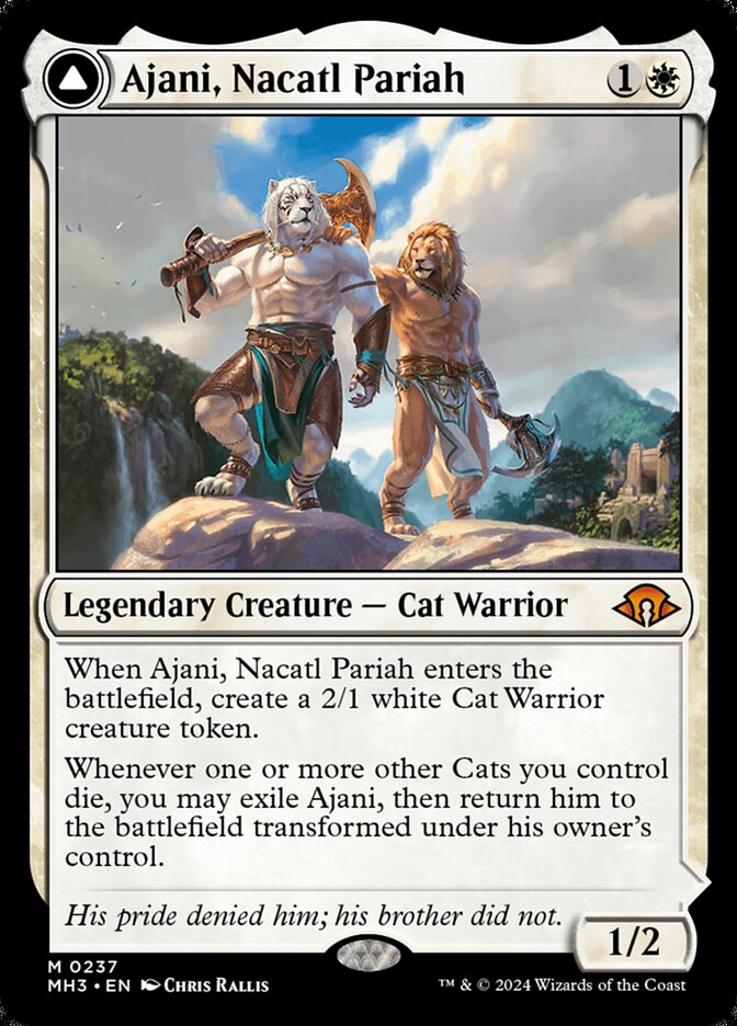 Ajani, Nacatl Pariah // Ajani, Nacatl Avenger - Foil