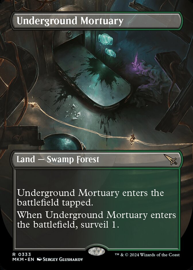 Underground Mortuary - Borderless - Foil