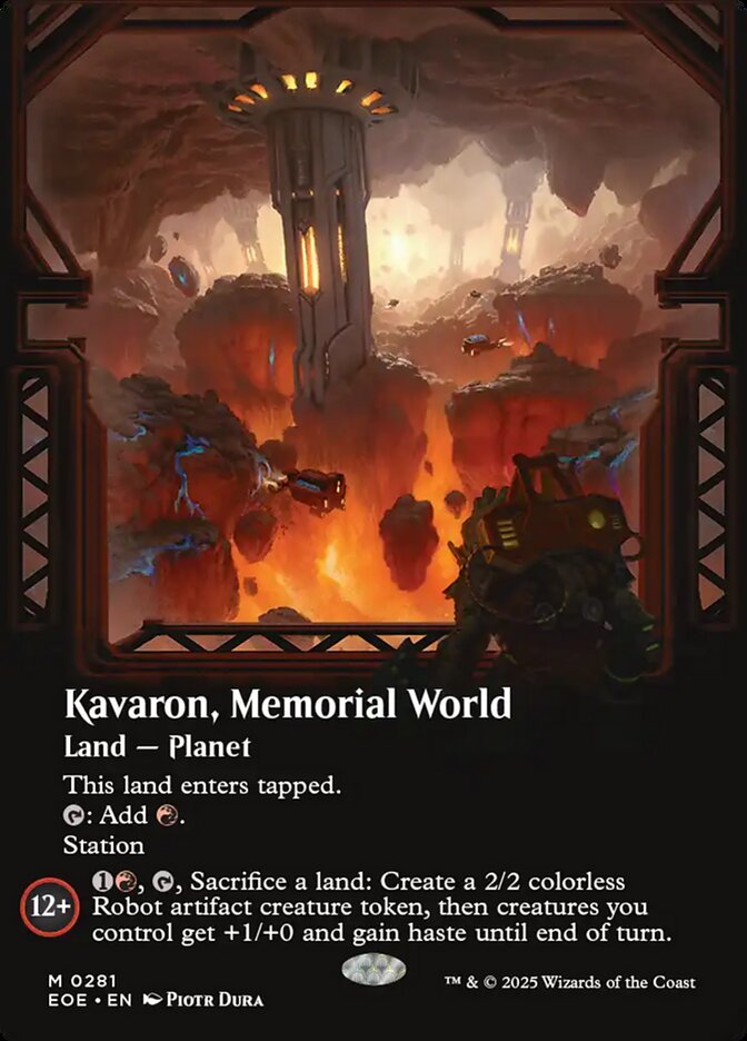Kavaron, Memorial World - Borderless - Foil