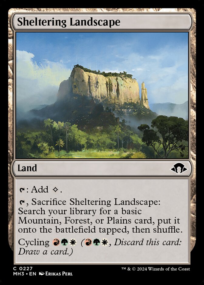 Sheltering Landscape - Foil