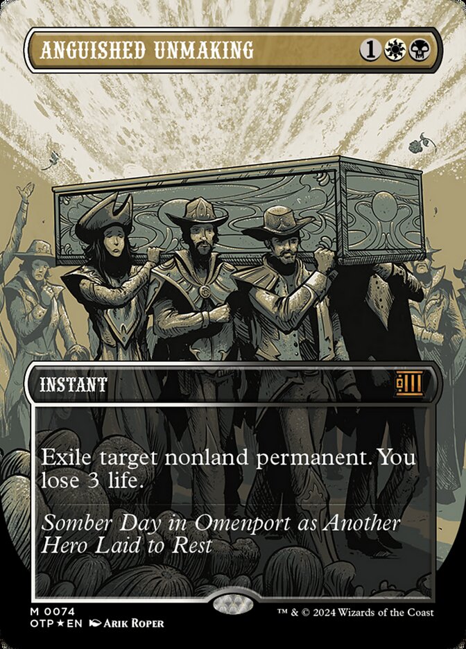 Anguished Unmaking - Textured - Foil
