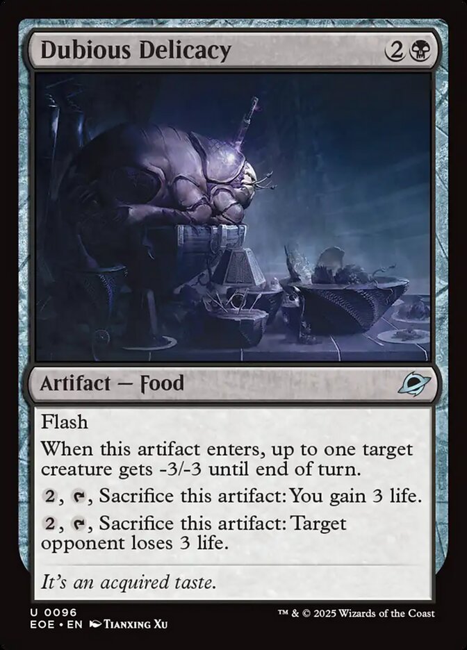 Dubious Delicacy - Foil