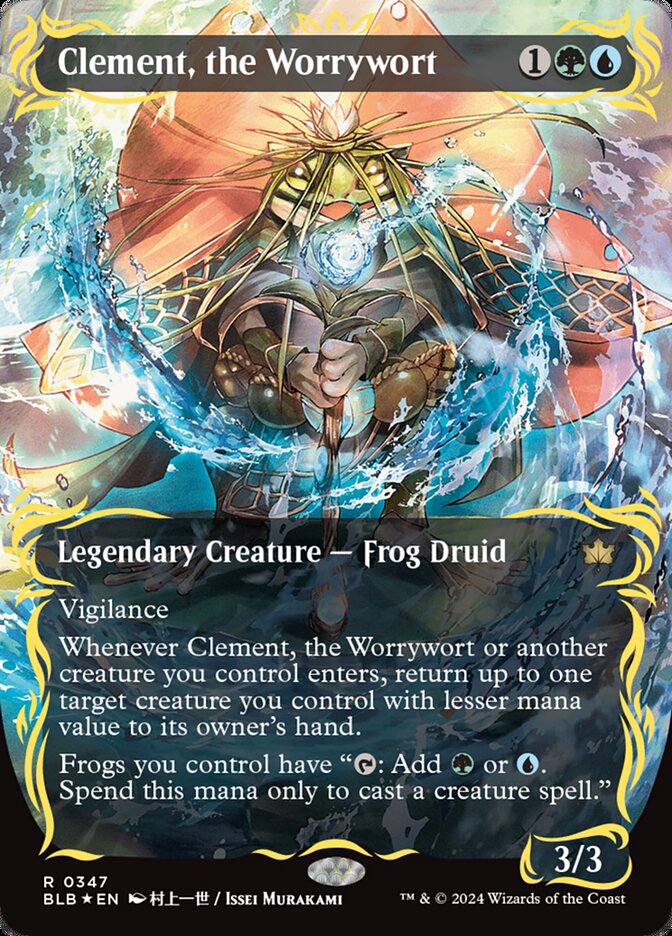 Clement, the Worrywort - Raised Foil