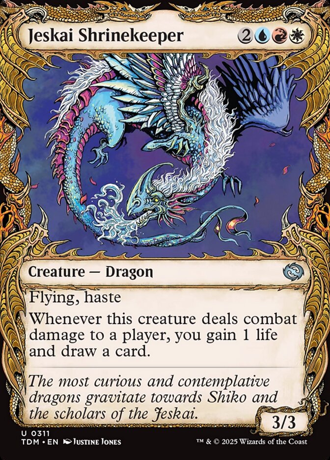 Jeskai Shrinekeeper - Showcase - Foil
