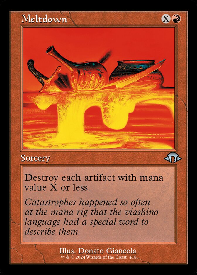 Meltdown - Retro Frame - Foil