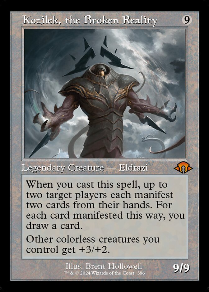 Kozilek, the Broken Reality - Retro Frame - Foil