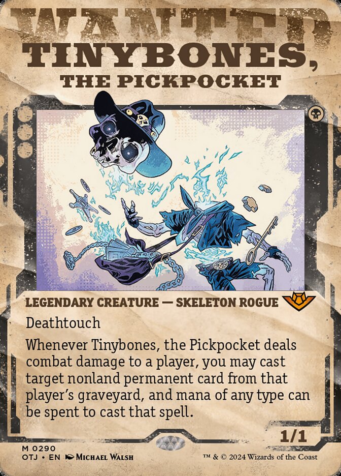 Tinybones, the Pickpocket - Wanted Poster - Foil