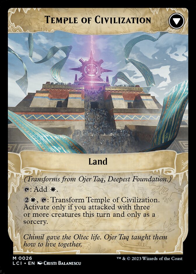 Ojer Taq, Deepest Foundation // Temple of Civilization - Foil