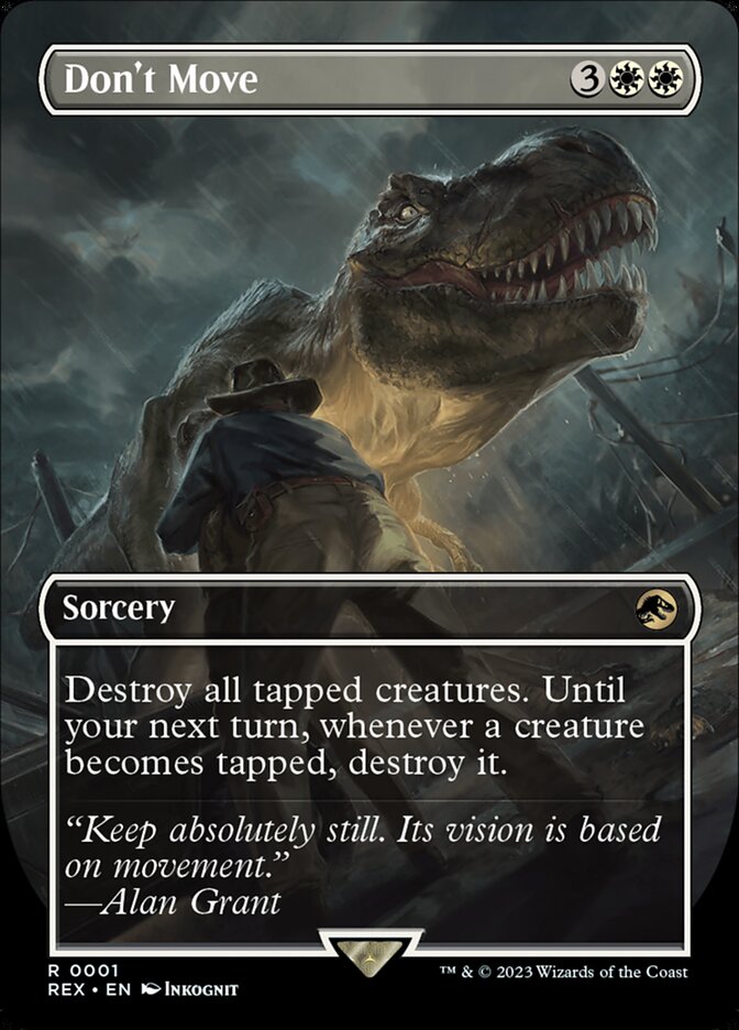 Don't Move - Borderless - Foil