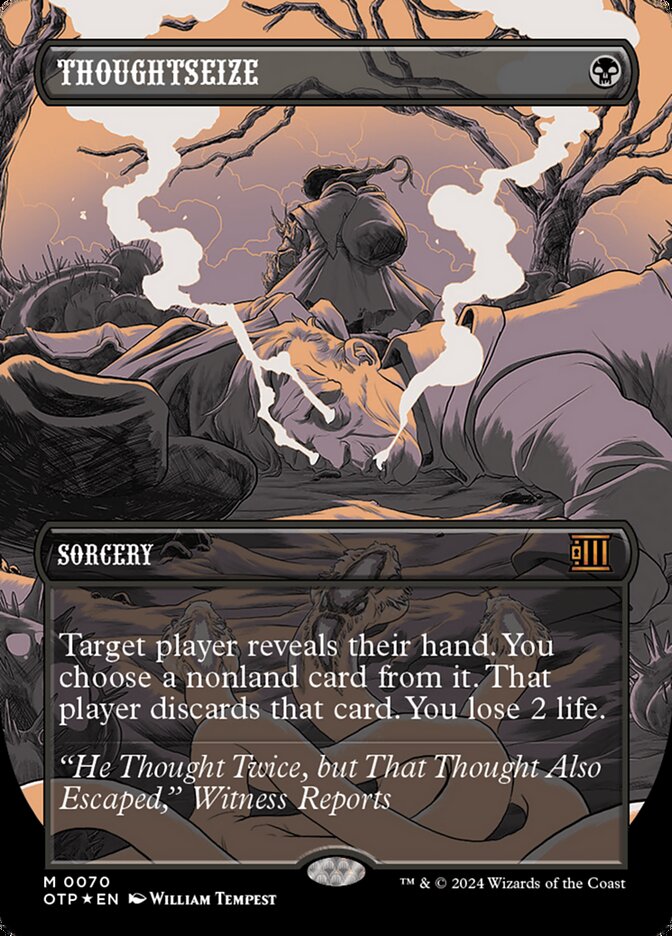 Thoughtseize - Textured - Foil