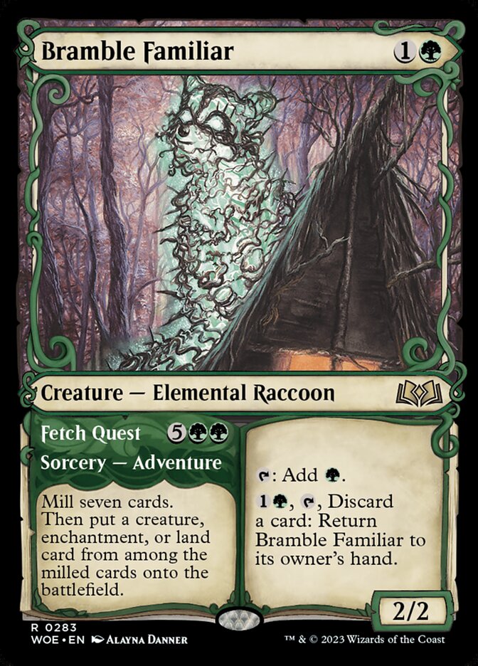 Bramble Familiar // Fetch Quest - Showcase - Foil