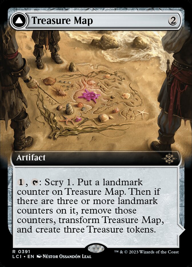 Treasure Map // Treasure Cove - Extended Art - Foil