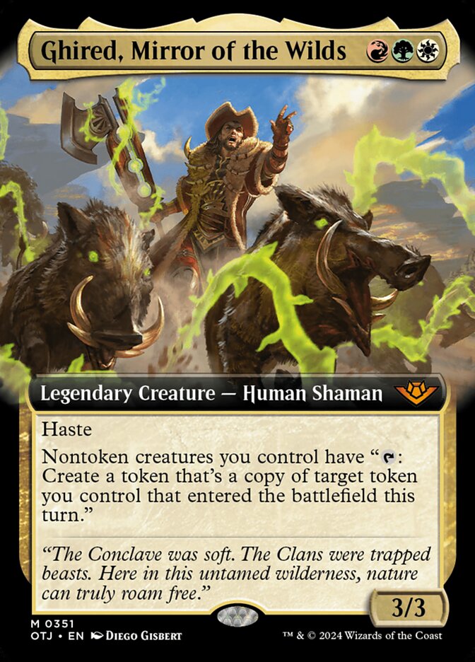 Ghired, Mirror of the Wilds - Extended Art