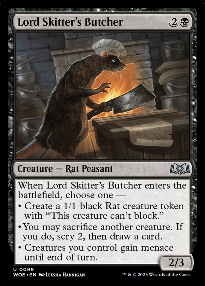 Lord Skitter's Butcher - Foil