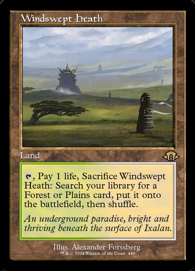 Windswept Heath - Retro Frame - Foil