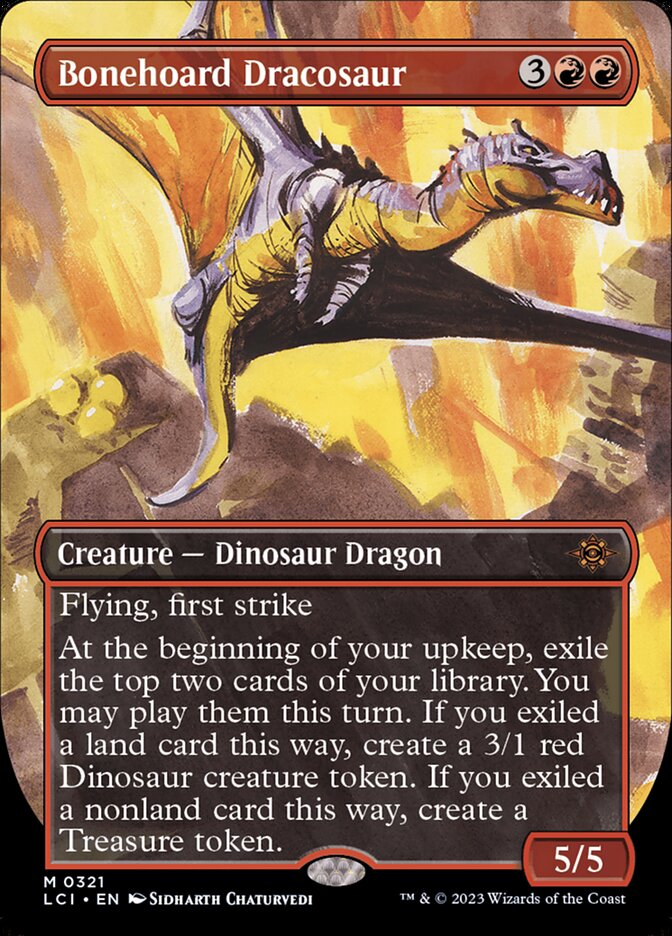 Bonehoard Dracosaur - Borderless - Foil