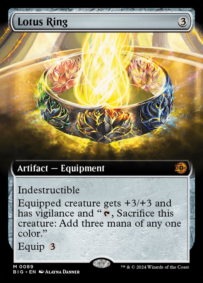 Lotus Ring - Extended Art - Foil