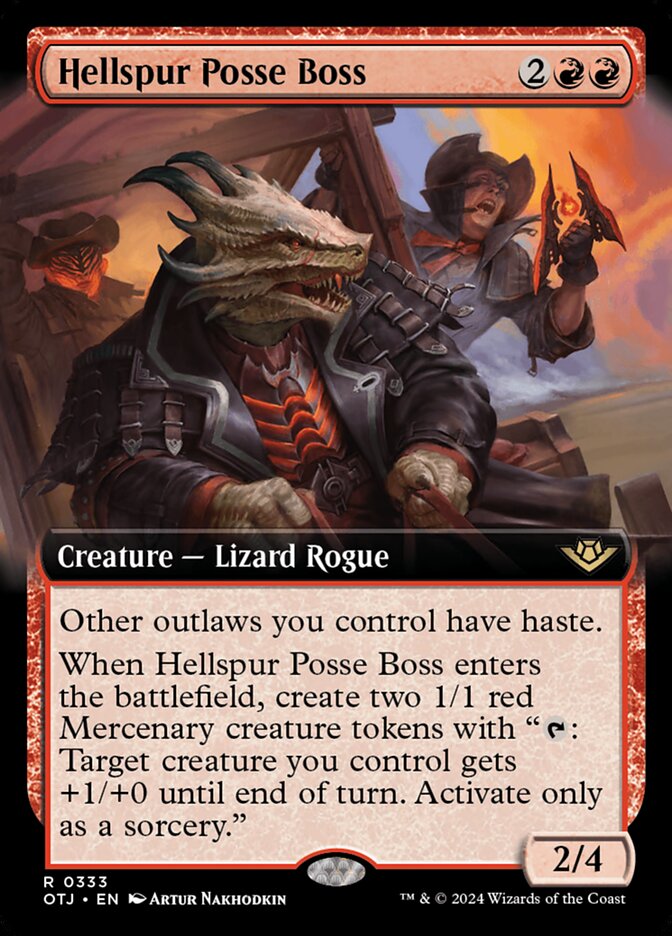 Hellspur Posse Boss - Extended Art - Foil