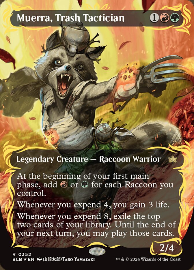 Muerra, Trash Tactician - Raised Foil