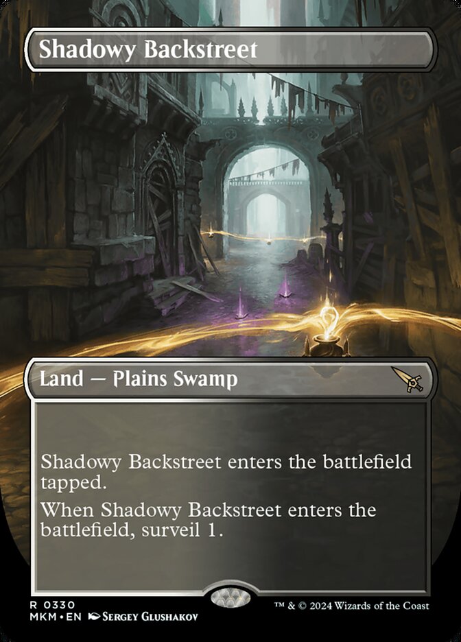 Shadowy Backstreet - Borderless - Foil