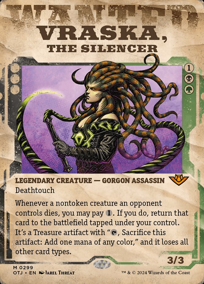 Vraska, the Silencer - Wanted Poster - Foil