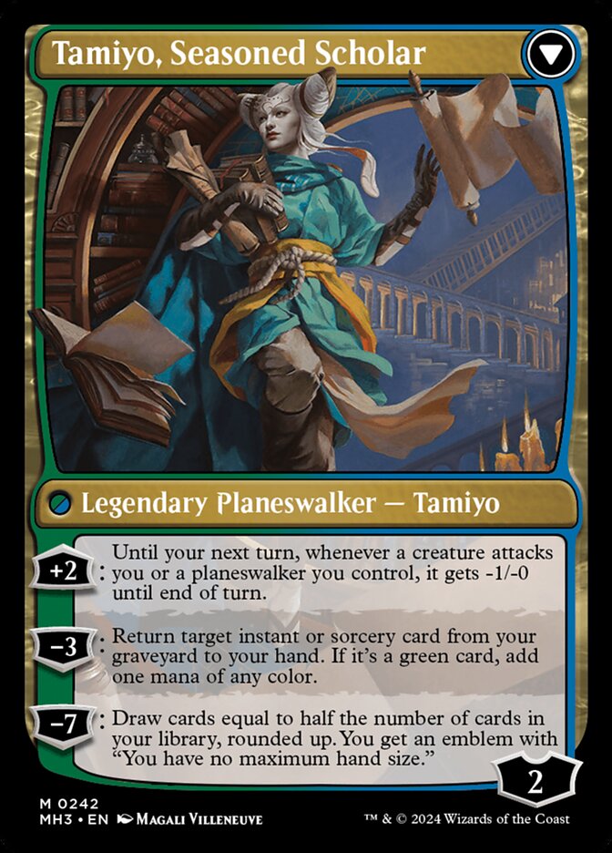 Tamiyo, Inquisitive Student // Tamiyo, Seasoned Scholar - Foil