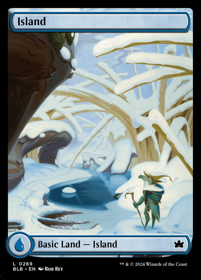 Island - Full Art (Winter) - Foil