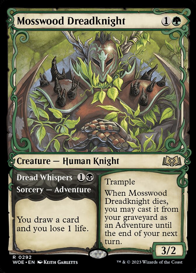 Mosswood Dreadknight // Dread Whispers - Showcase - Foil