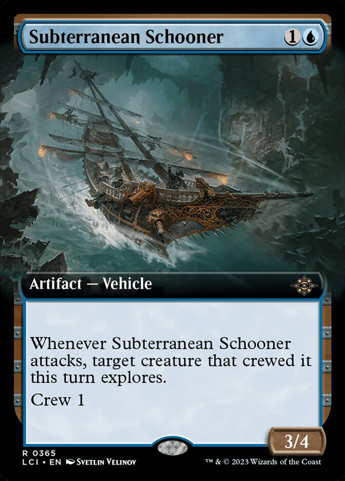 Subterranean Schooner - Extended Art - Foil
