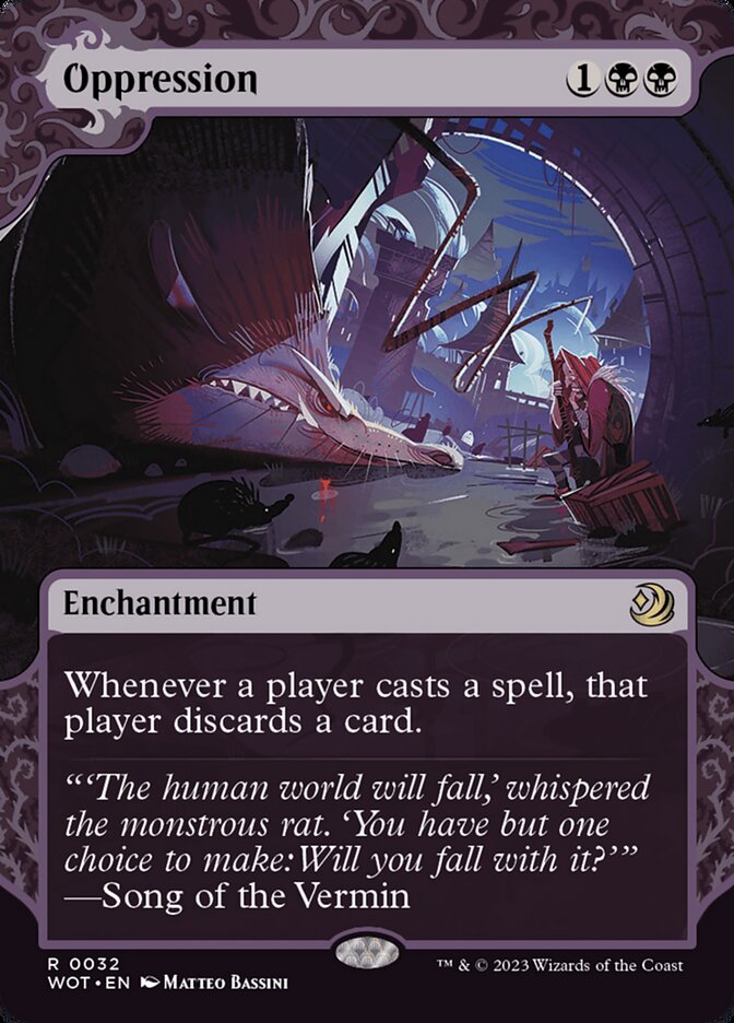 Oppression - Borderless - Foil