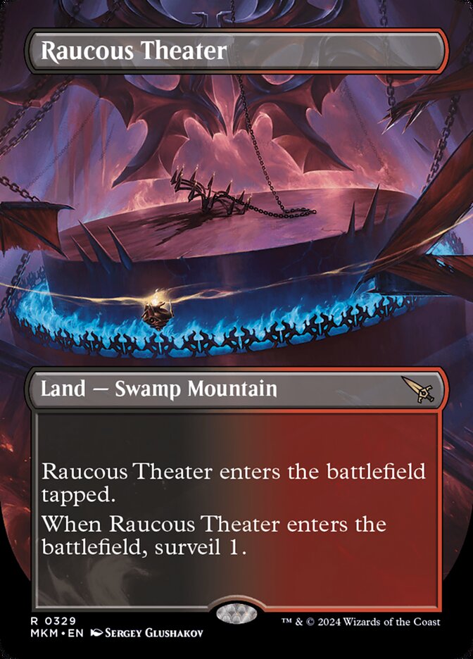 Raucous Theater - Borderless - Foil