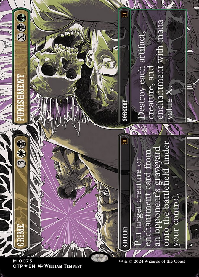 Crime // Punishment - Textured - Foil