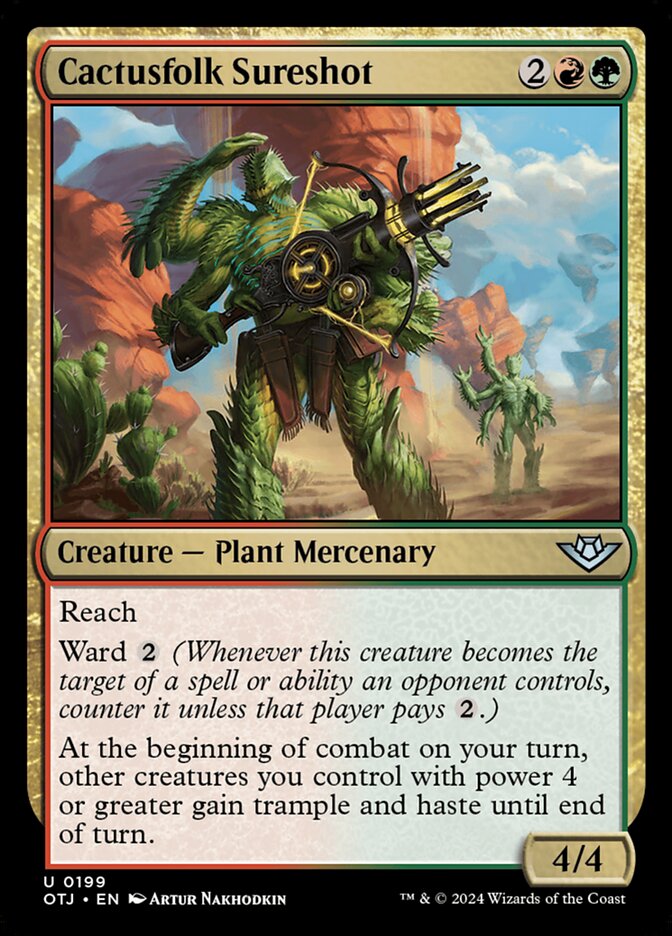 Cactusfolk Sureshot - Foil