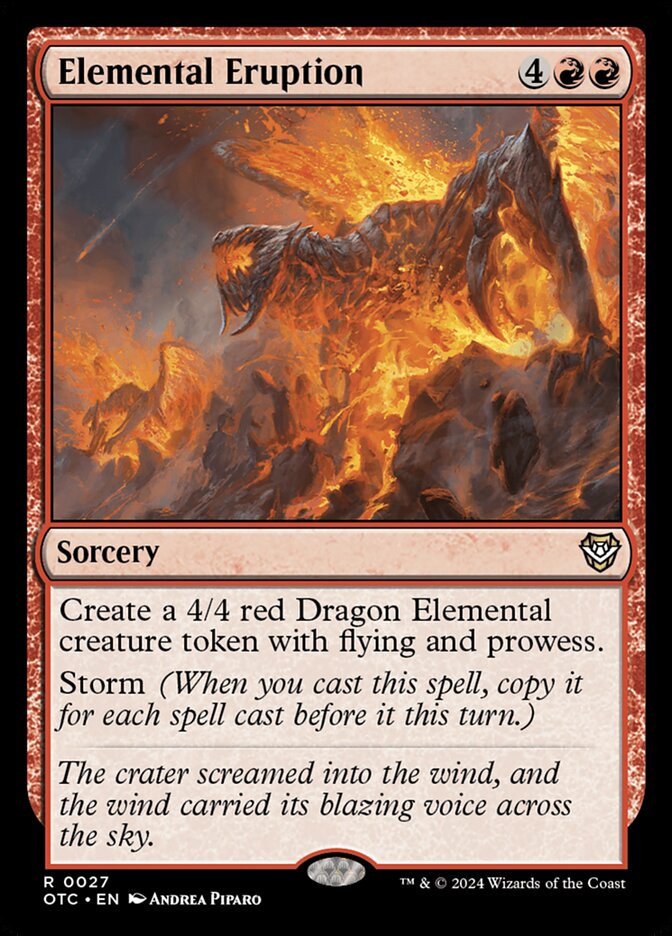 Elemental Eruption - Foil