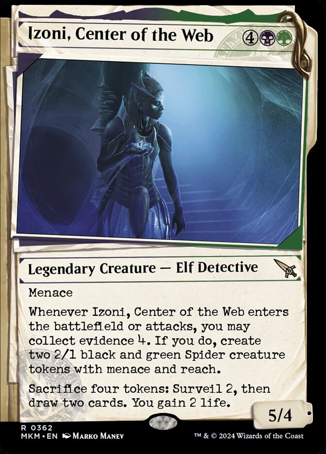 Izoni, Center of the Web - Dossier - Foil