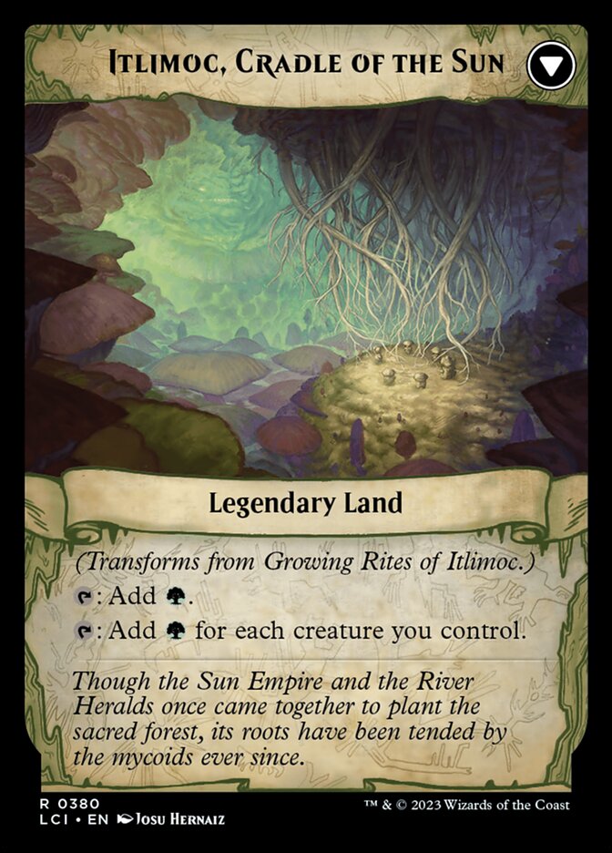 Growing Rites of Itlimoc // Itlimoc, Cradle of the Sun - Extended Art - Foil