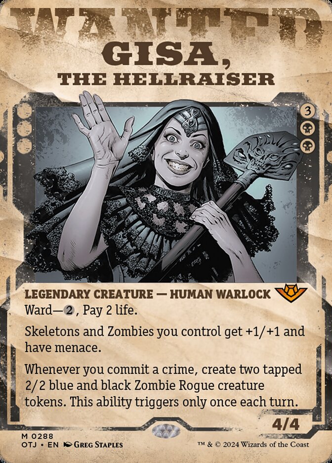 Gisa, the Hellraiser - Wanted Poster