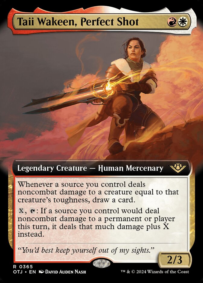 Taii Wakeen, Perfect Shot - Extended Art - Foil