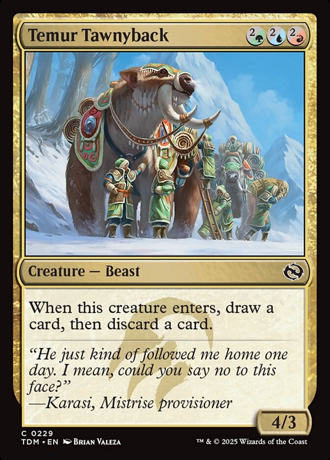 Temur Tawnyback - Foil